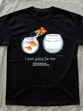 National Geographic goldfish 'I just gotta be me' T-Shirt